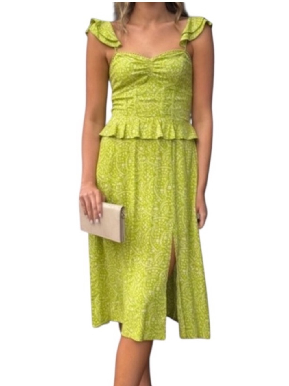 Band of gypsies Elegant Green Women's dress size small nwt